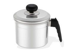 Milk Boiler with lid, Bakelite handle