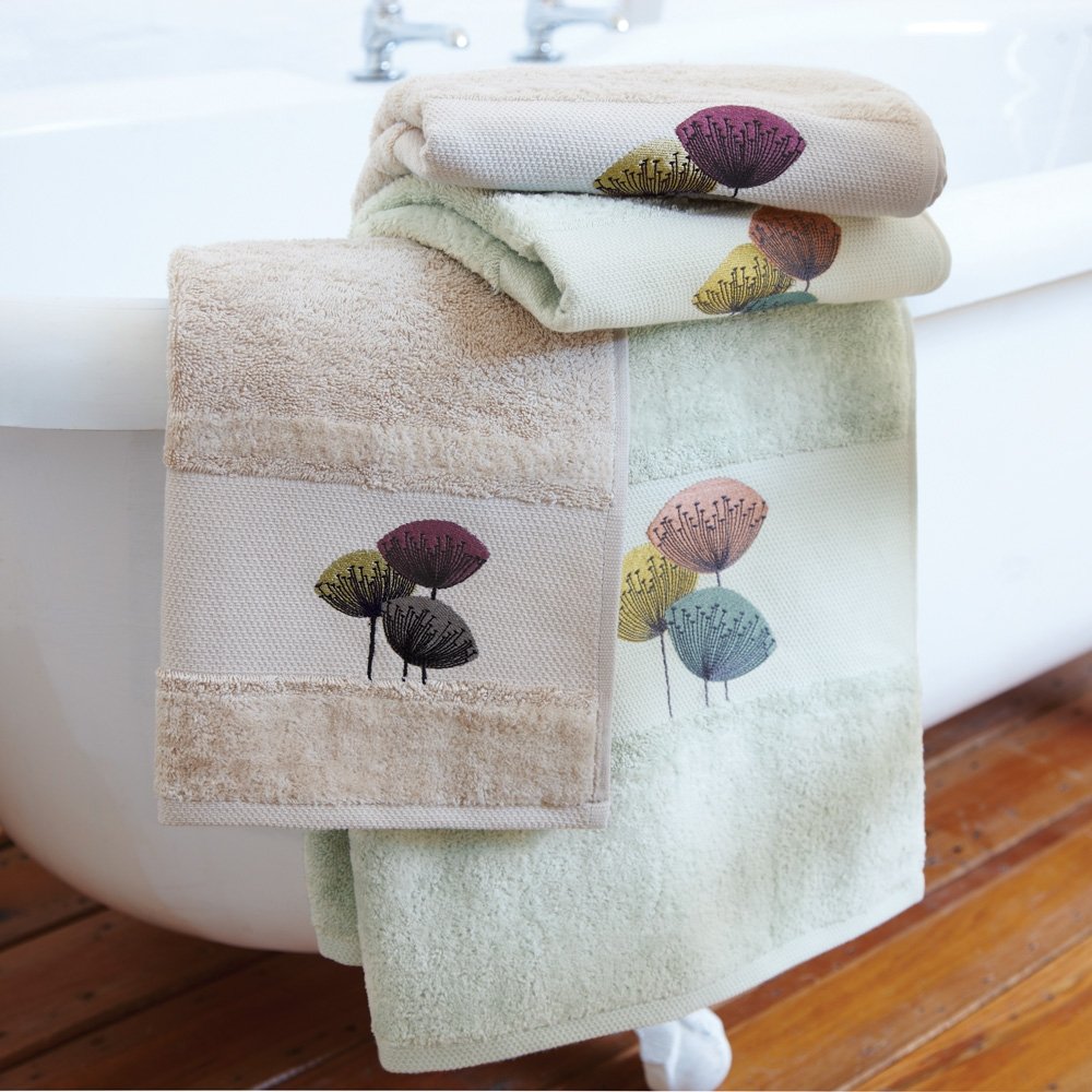 embroidered towel