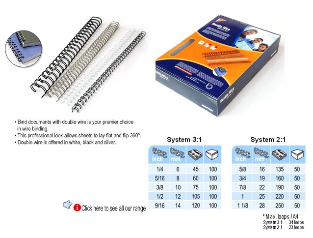 Wire Binding  Double Wire