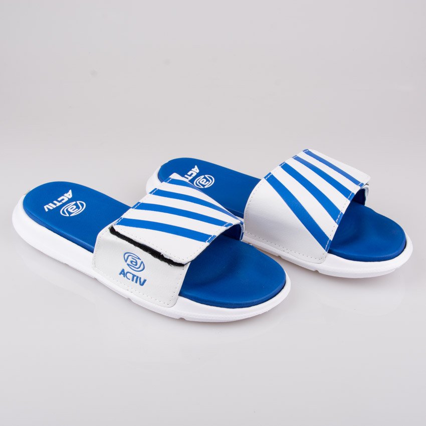 Activ Men Flip Flops Slipper - White & Blue