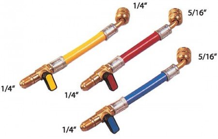 R410 Heavy Duty Charging Hose With Ball Valve