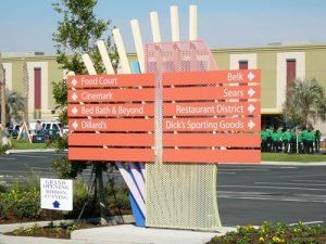 Wayfinding signs/interior signage